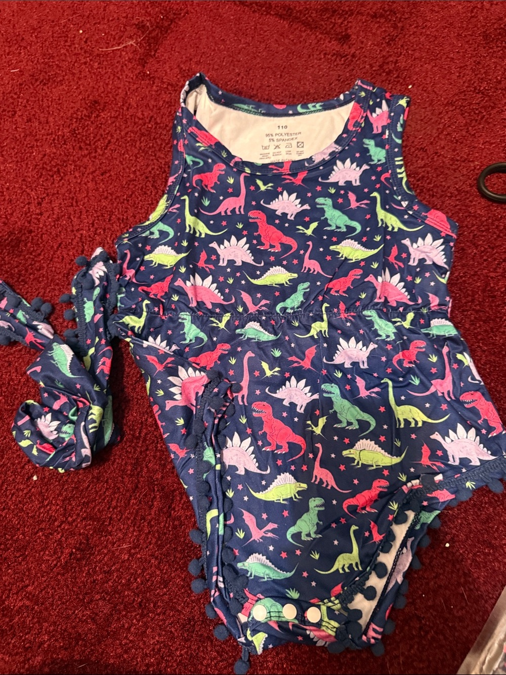 UNICOMIDEA Baby Girl Romper with Headband 3D Print Sleeveless Outfit